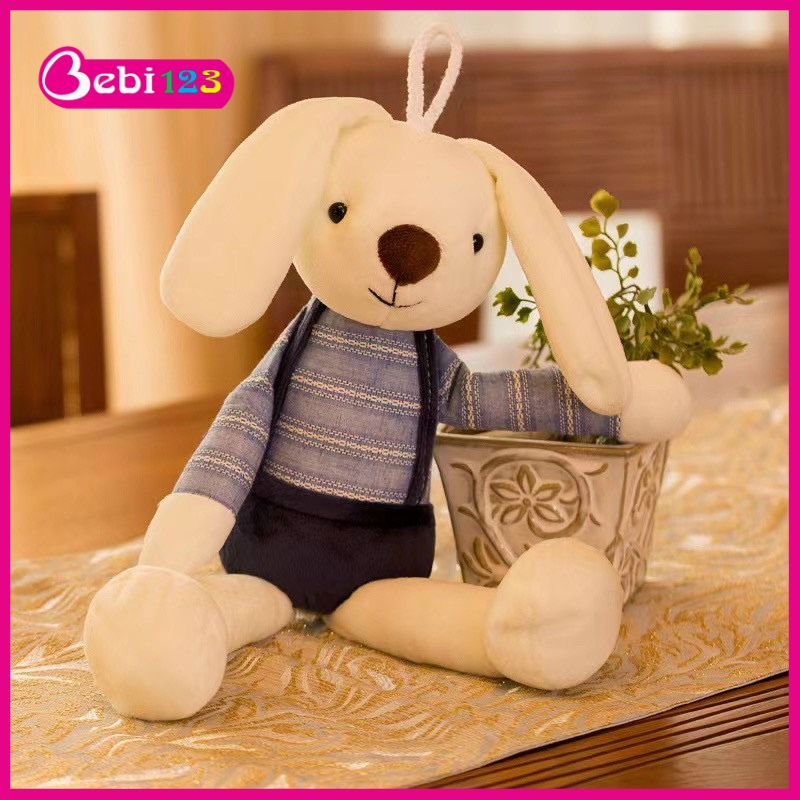 (Loại đẹp) Thú bông Thỏ tai dài siêu đáng yêu cho bé