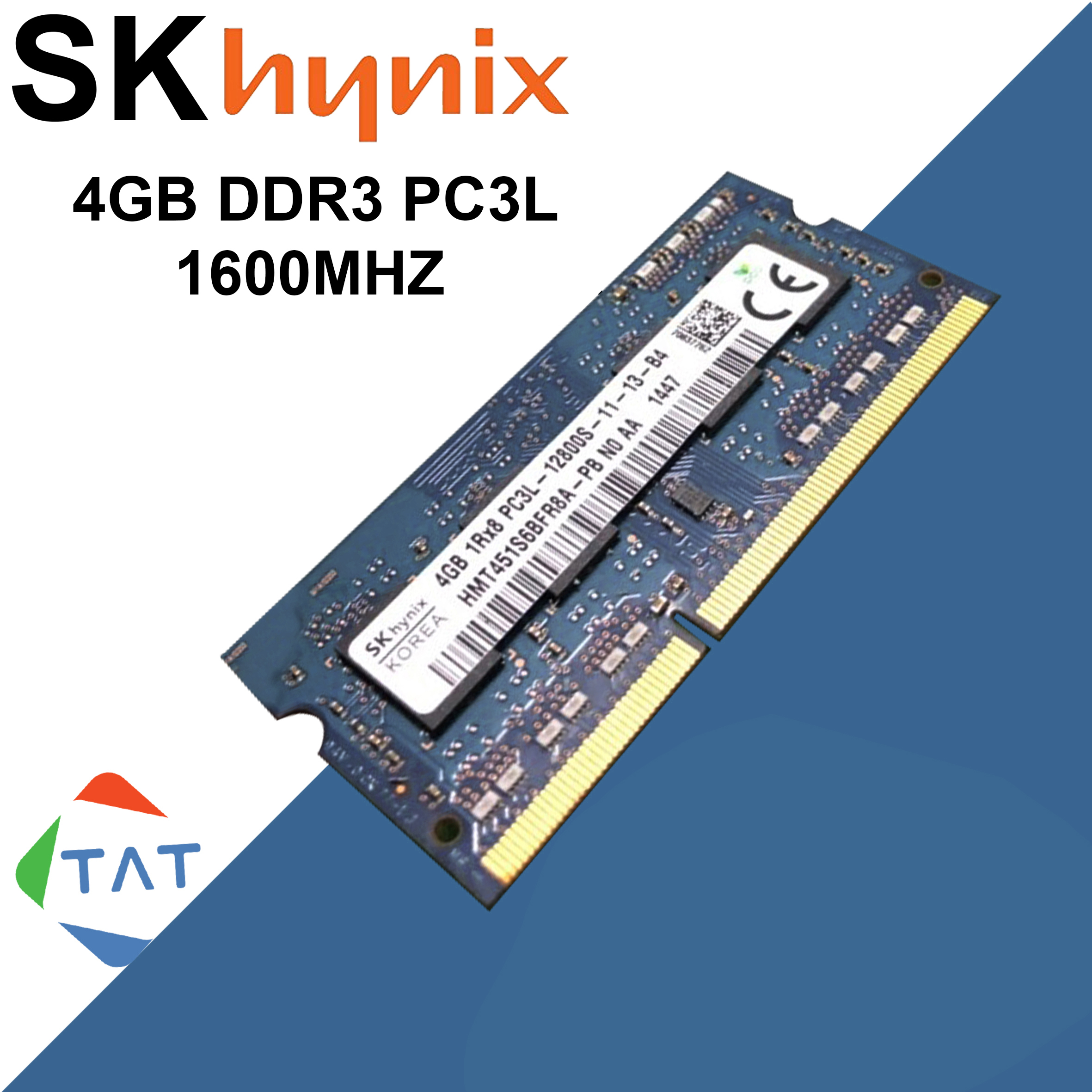 Ram Laptop Hynix 4GB bus 1600MHz PC12800 (Bảo Hành 12 Tháng)