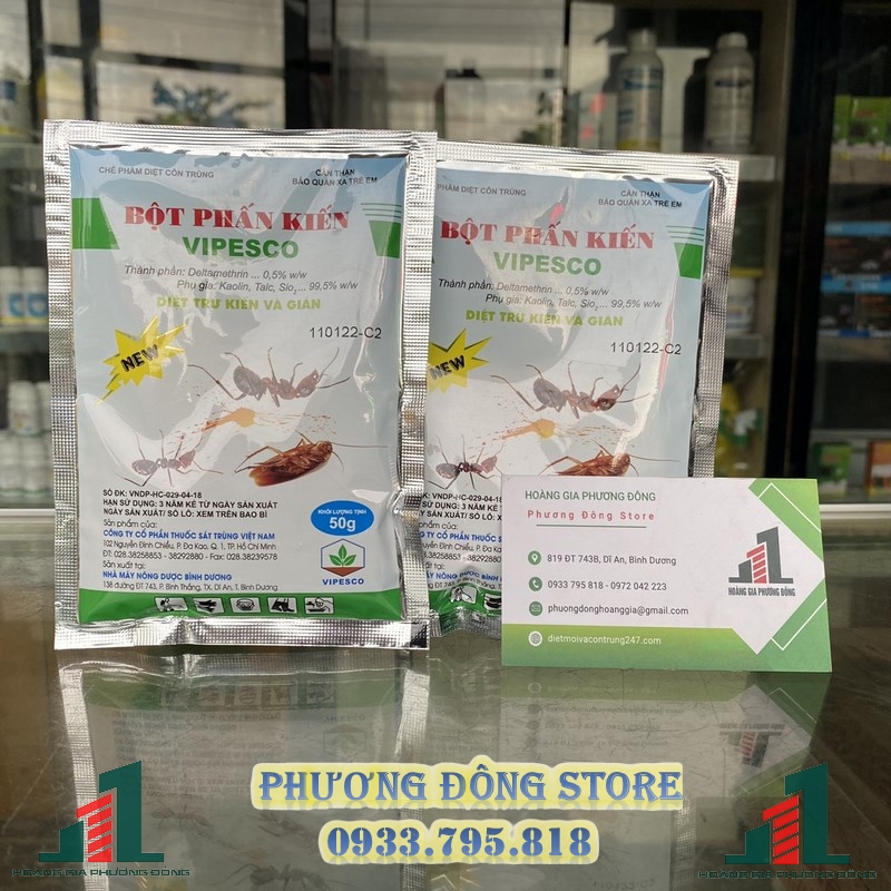 Bột phấn kiến vipesco - Diệt kiến hiệu quả
