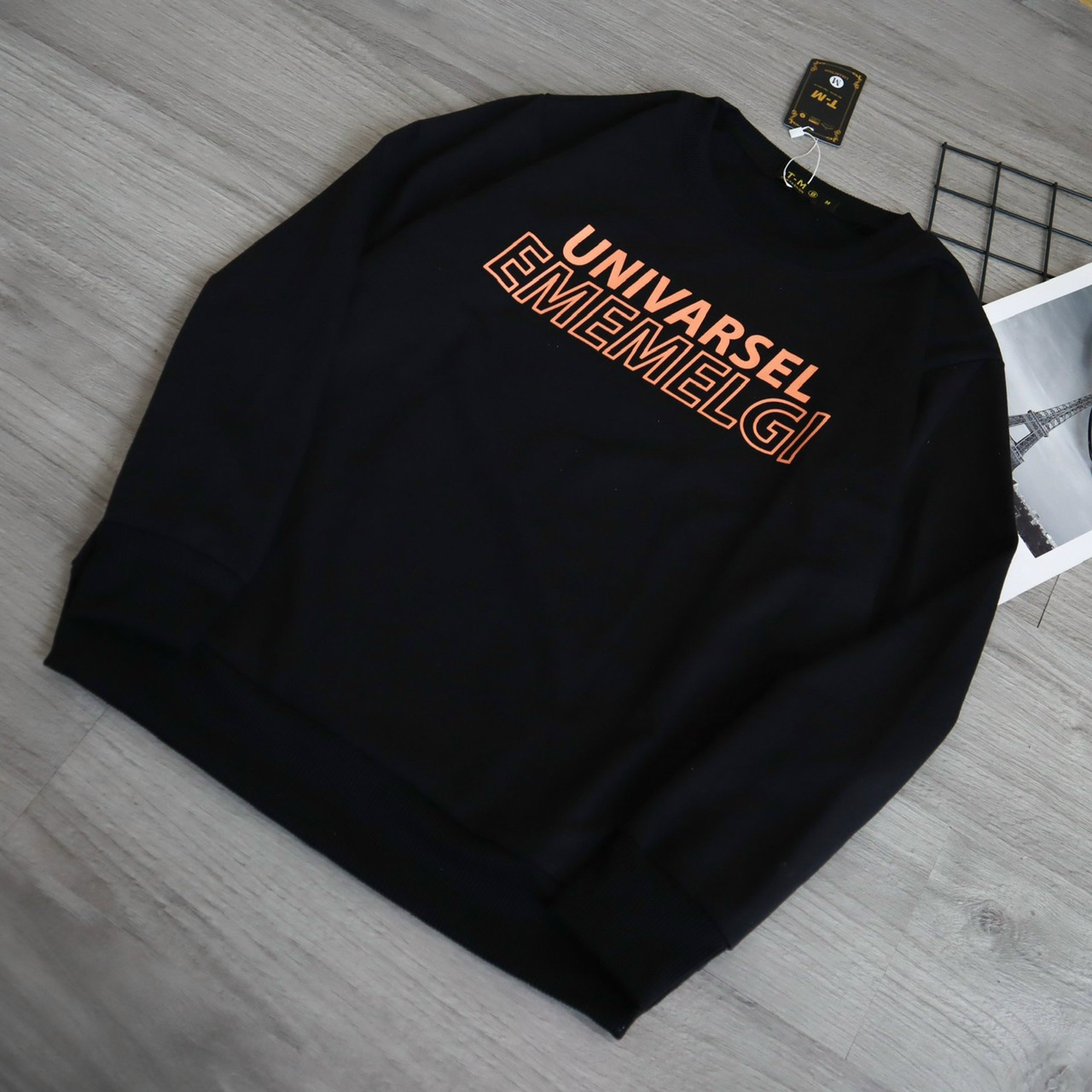 Áo sweater nam thu đông in chữ đẹp tm001