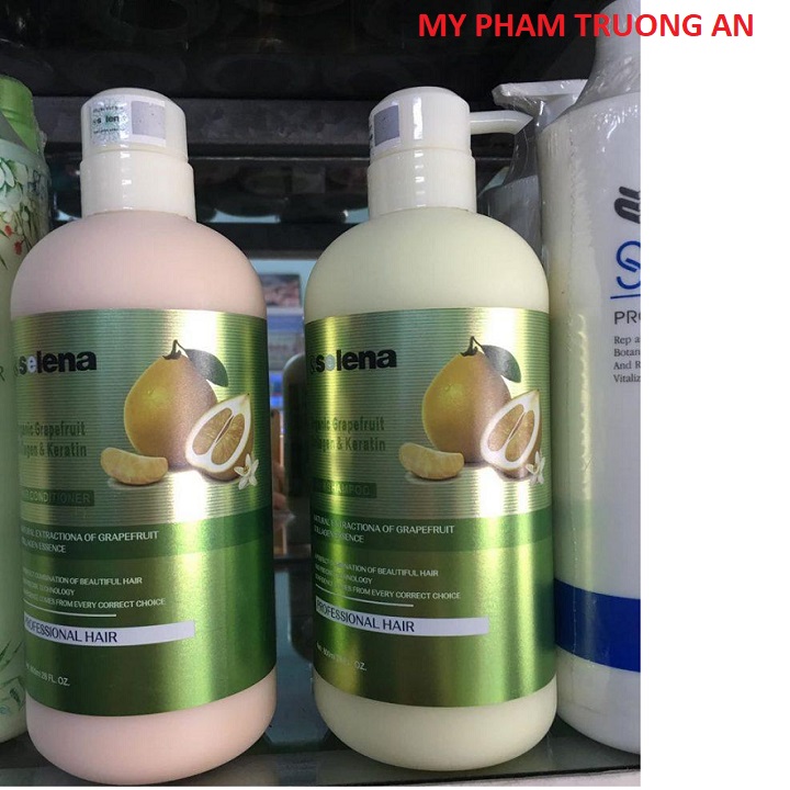Dầu cặp bưởi Selena 800ml kích thích mọc tóc ( 1 gội + 1 xả )