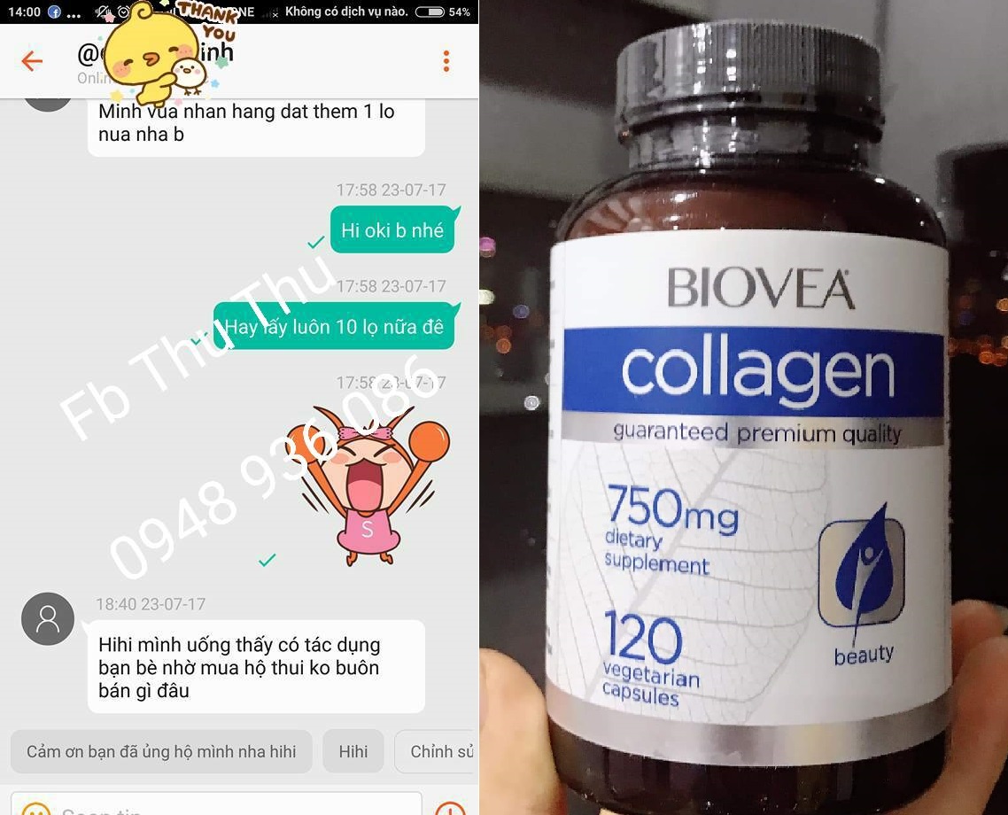 (Review) Viên collagen BIOVEA Đức