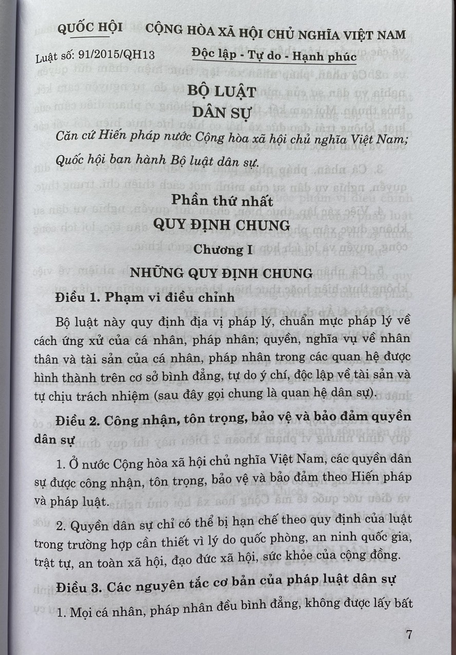 Bộ Luật Dân Sự