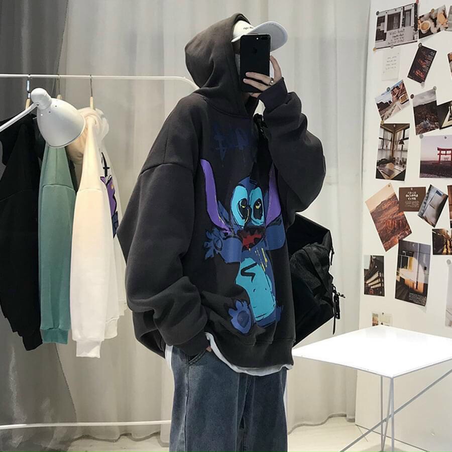 Áo Khoác Hoodie Nam Nữ Form Rộng, Chất Nỉ Bông Dày Dăn, in Hình Khủng Long ,Phối Chữ Siêu Ngầu, Cực Dễ Thương. Hot Trend