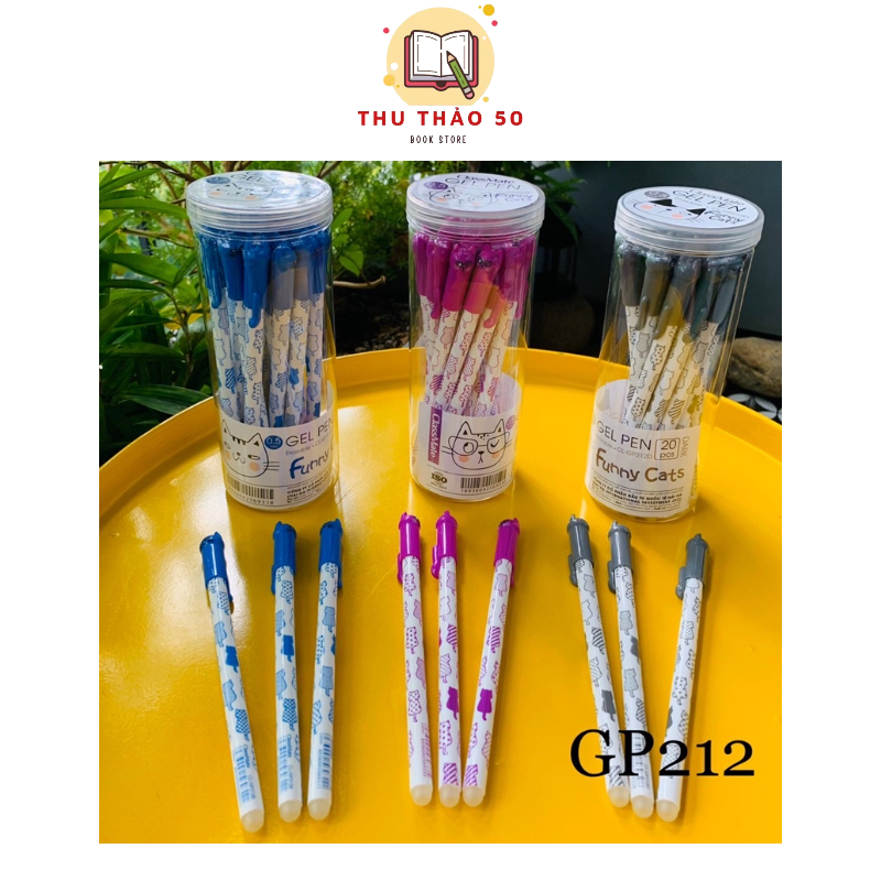 Bút bi gel nước xoá được Classmate mèo GP212.