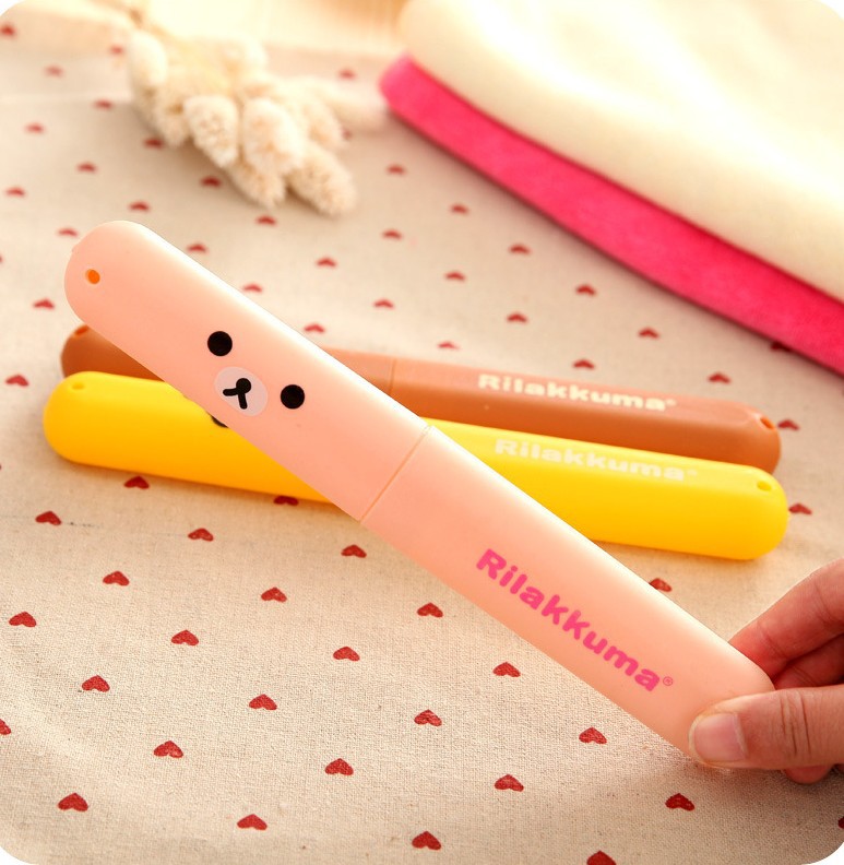 Combo 2 hộp đựng bàn chải đánh răng hình gấu HT1