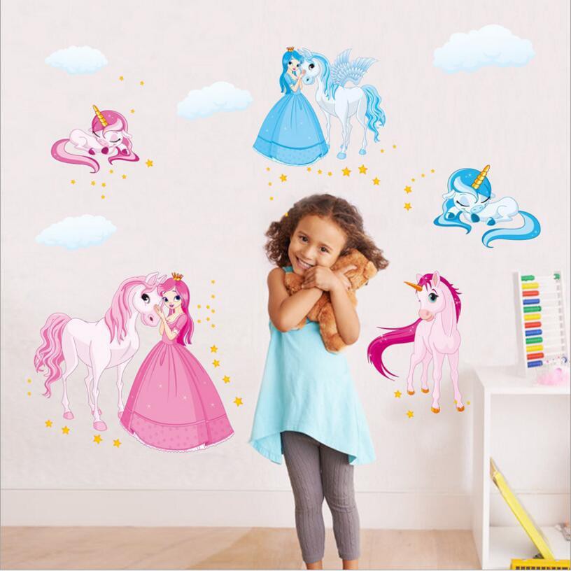 Decal dán tường Ngựa Pony cho bé