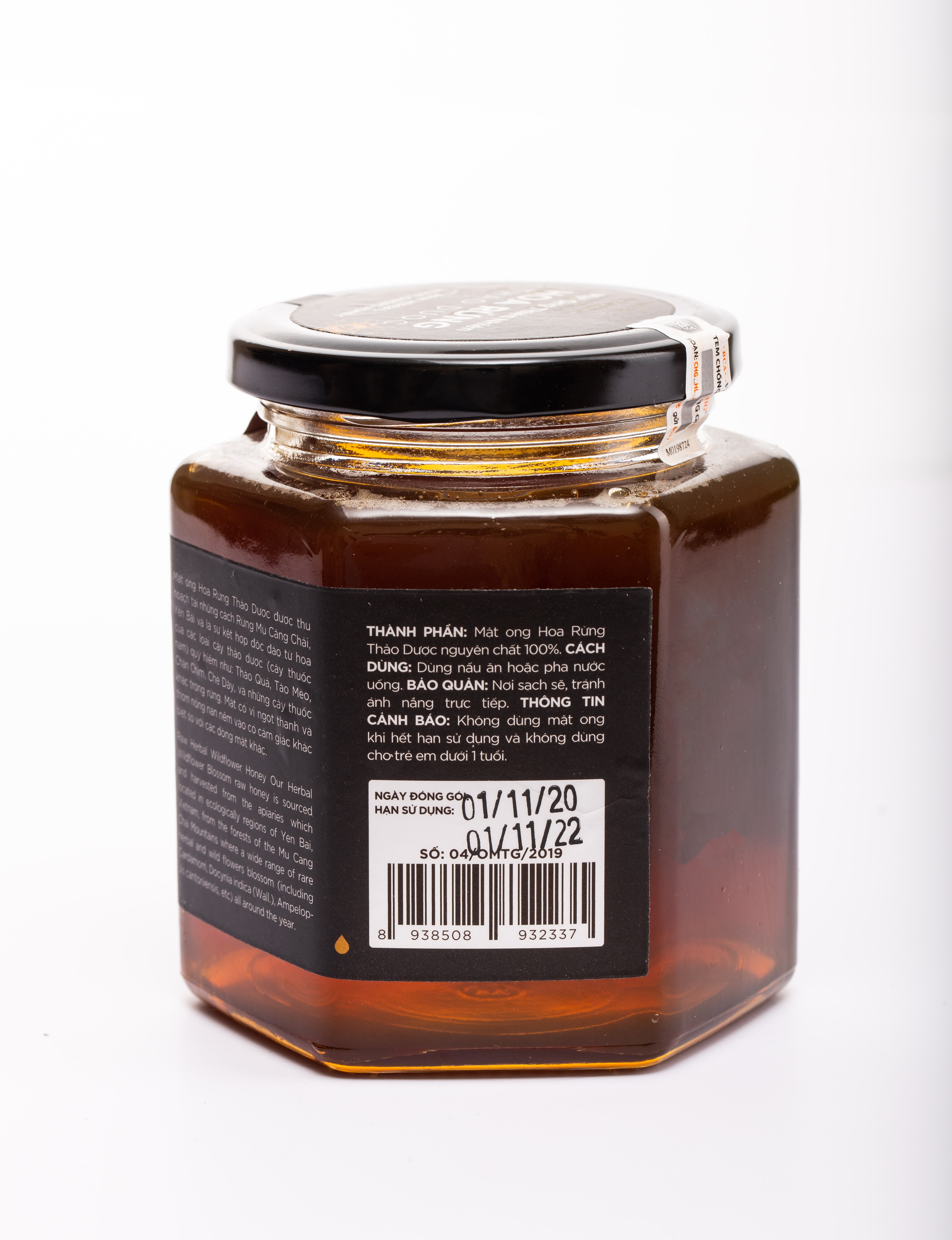 [HCM]MẬT ONG HOA RỪNG THẢO DƯỢC HŨ 500G