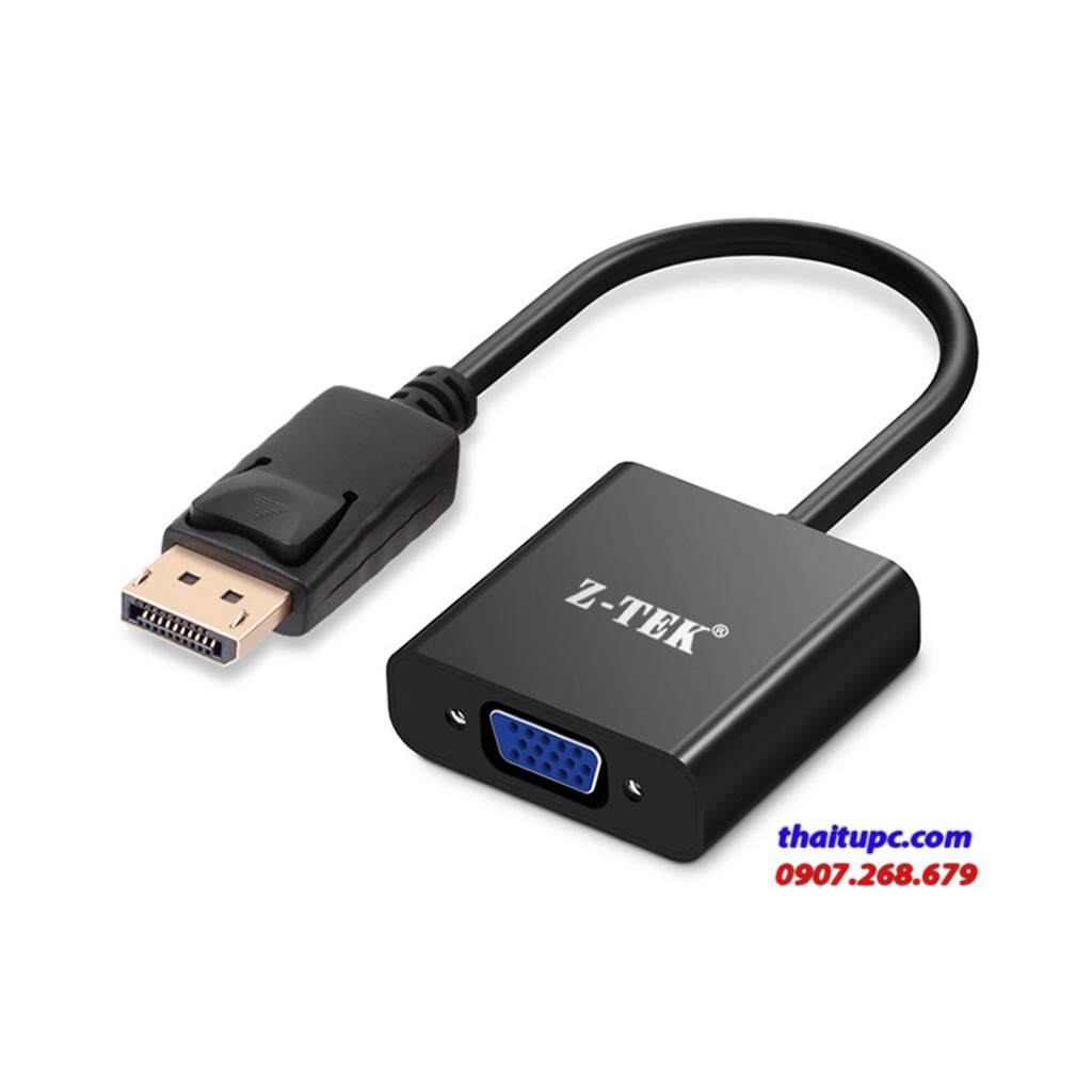 CÁP DISPLAYPORT - VGA 20cm Z-TEK (ZY333)