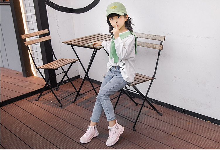 Giày bốt bé gái - giày cao cổ bé gái ( Mẫu mới nhất ) - BC73