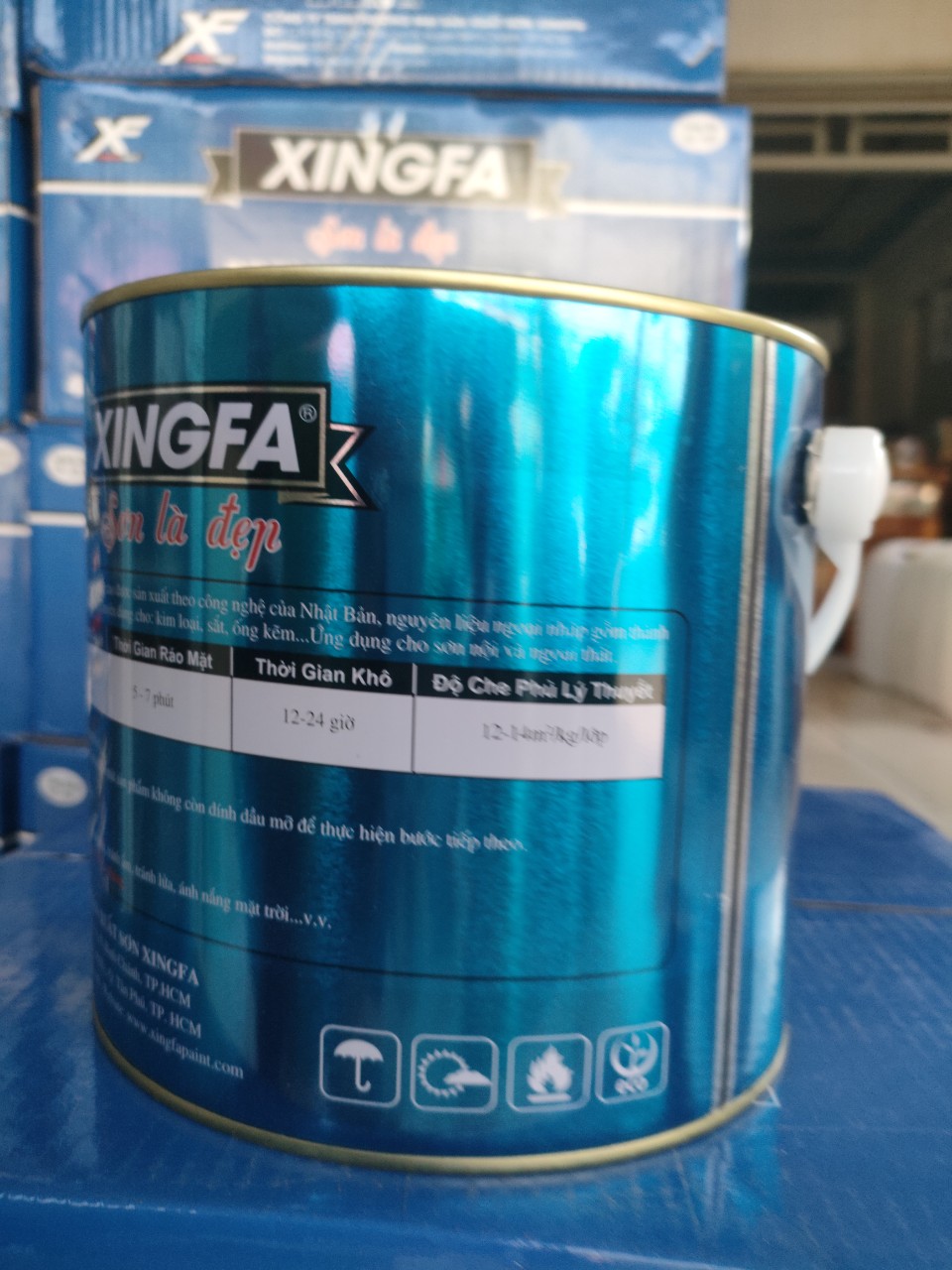 SƠN SẮT MẠ KẼM 1THÀNH PHẦN XINGFA LON 2.7kg