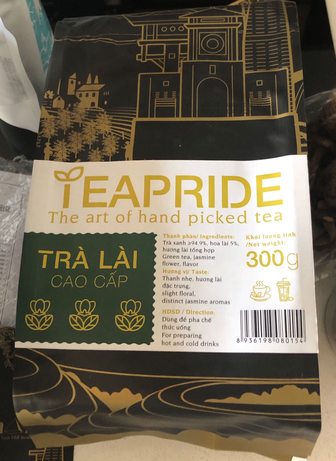Trà xanh lài Teaprided - Bịch 300gr