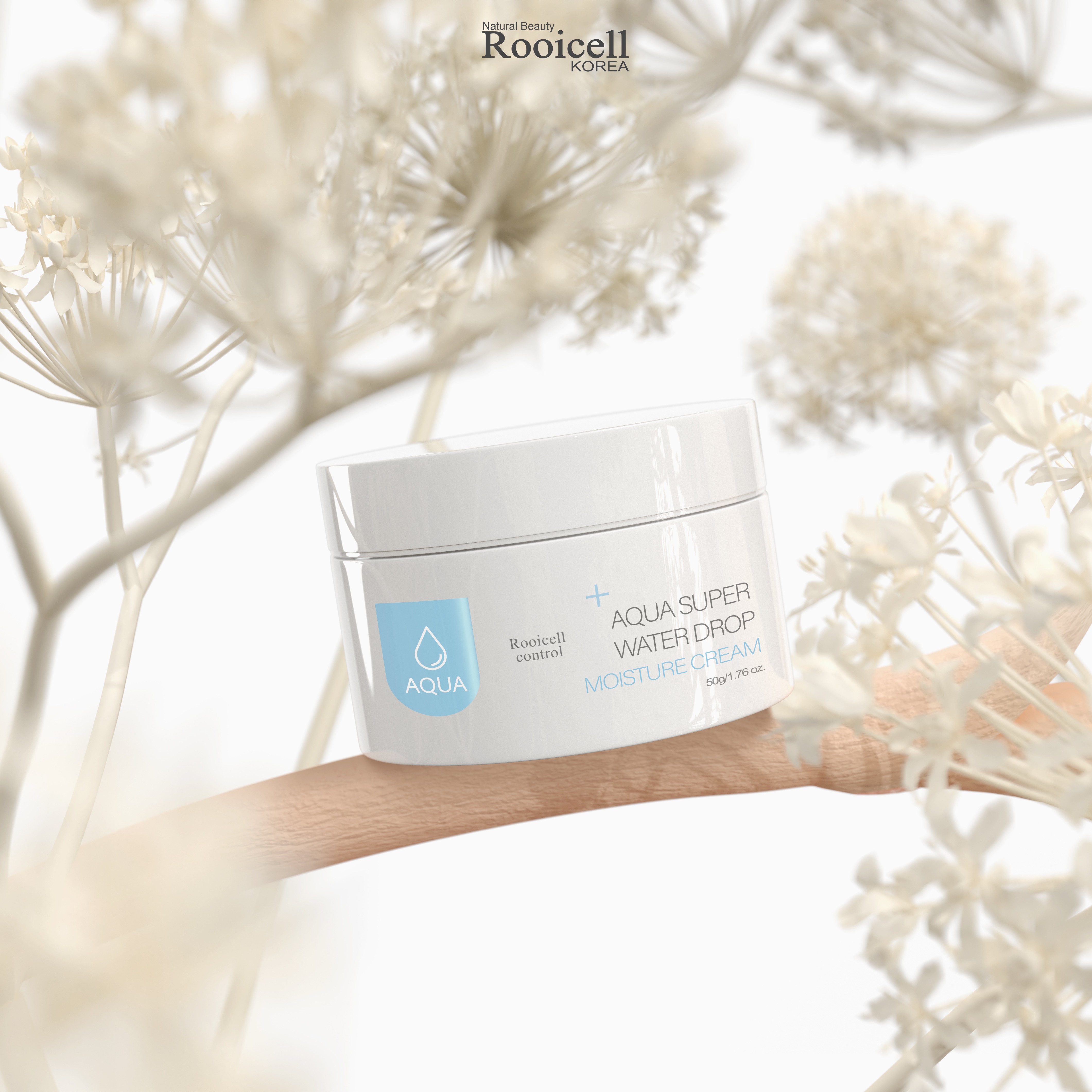 KEM DƯỠNG DA ROOICELL AQUA SUPER WATER DROP MOISTURE CREAM