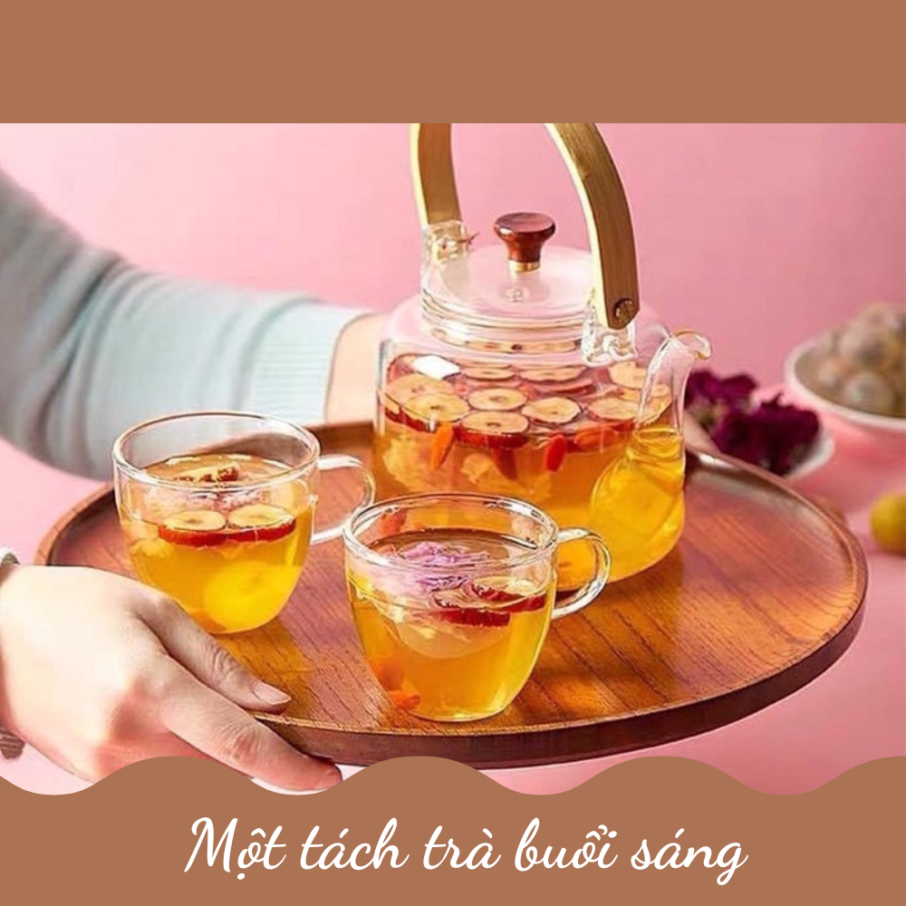 Set tea purification balm mind (longan, practically, red apple sliced, sugar candy)