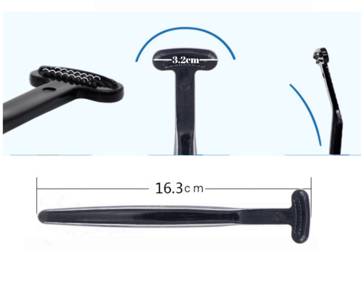 Set 2 Dụng cụ vệ sinh lưỡi - Dụng cụ rơ lưỡi - Vệ sinh răng miệng