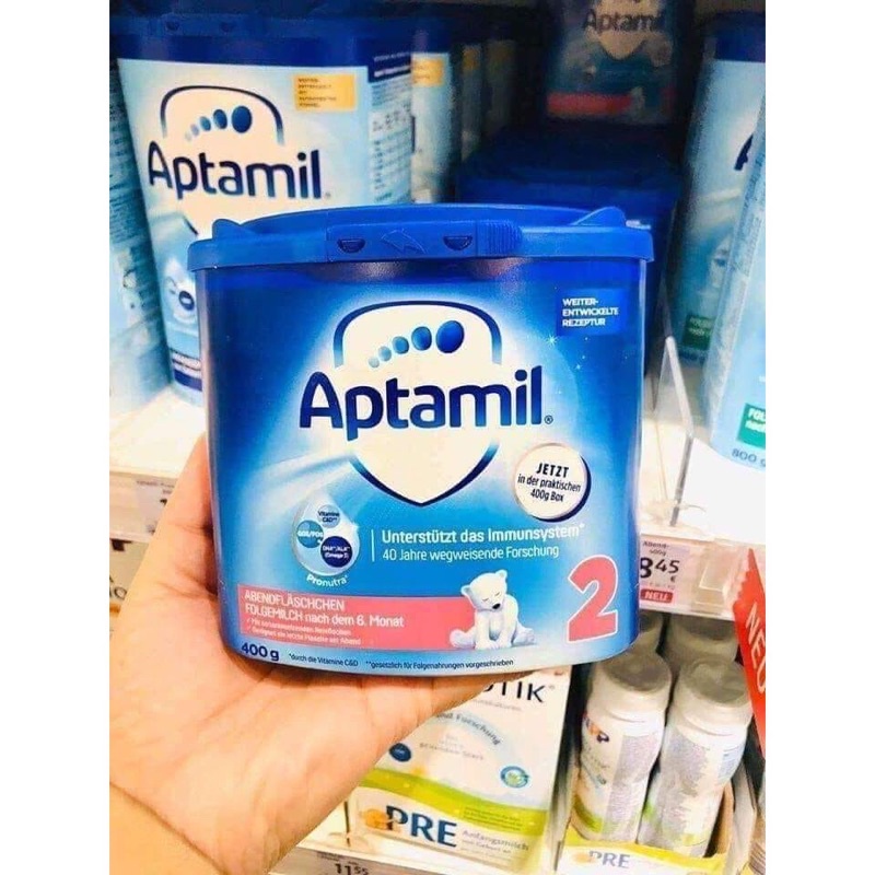 Sữa Aptamil Đức ban đêm cho bé hộp 400g