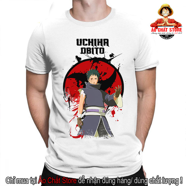[HCM](ĐỘC) Áo Uchiha Obito Naruto cực chất - Áo thun OBITO NARUTO đẹp NT21 ( HÌNH .T.H.Ậ.T. )