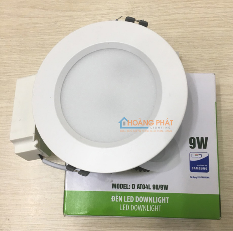 Đèn downlight DAT04L/D90/9W/1 màu