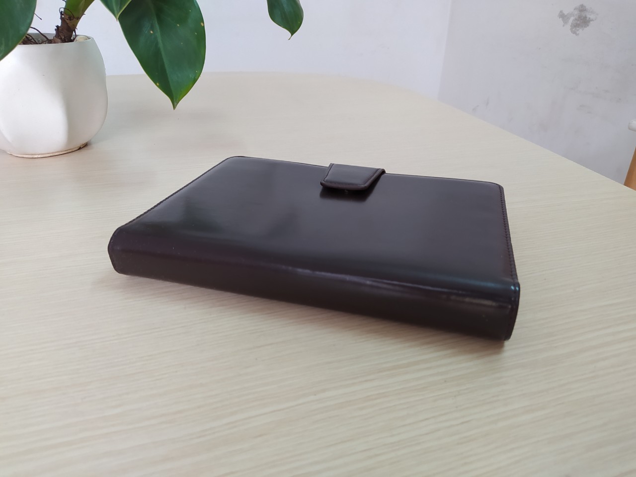 Sổ bìa da gáy còng A5 w808