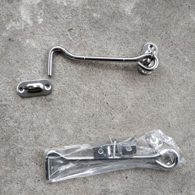 10 Móc Gió Inox Loại Dày, Móc Cửa Chống Va Đập