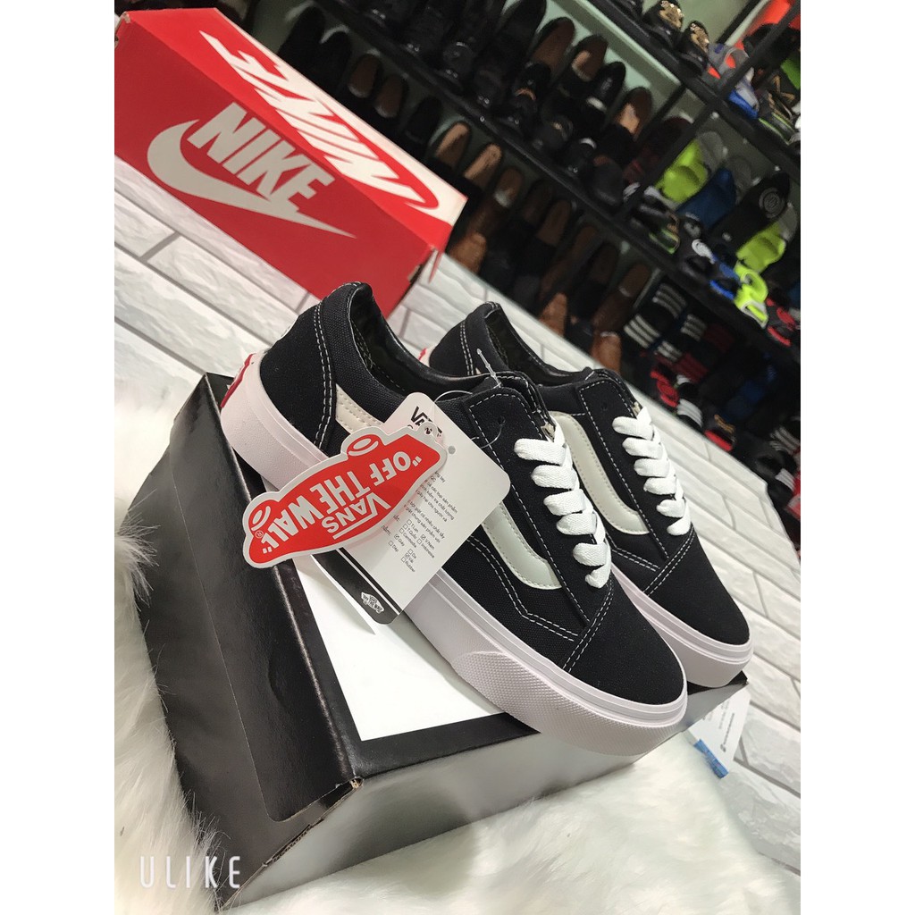 GIÀY VANS 🎁 freeship 🎁 OLD SKOOL MÀU ĐEN full box bill