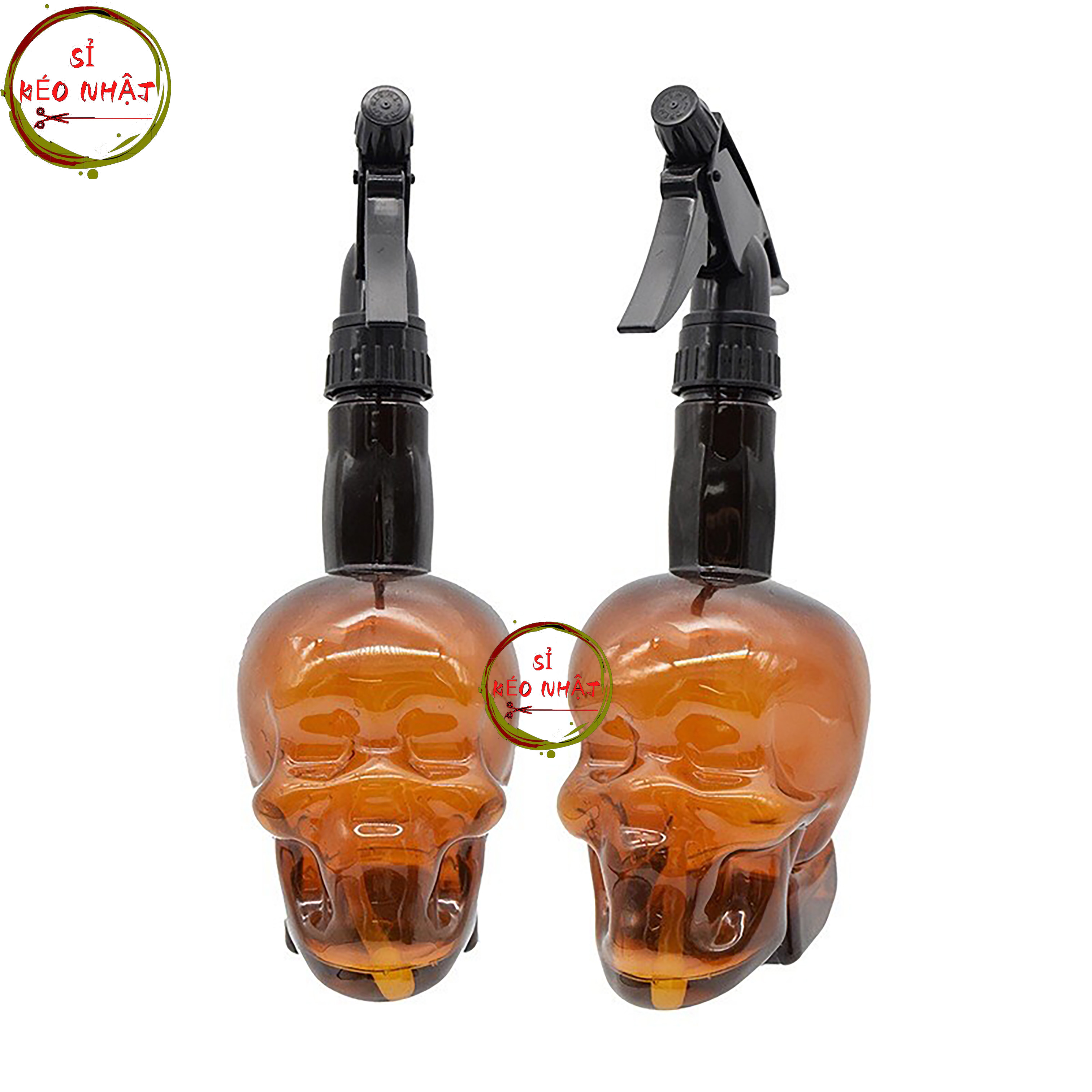 [HCM]Bình xịt nước cắt tóc hình đầu lâu thợ làm tóc chuyên dùng