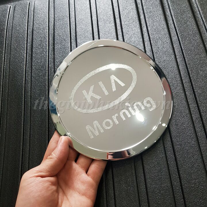Ốp nắp bình xăng KIA Morning 2012-2019 mạ Crom