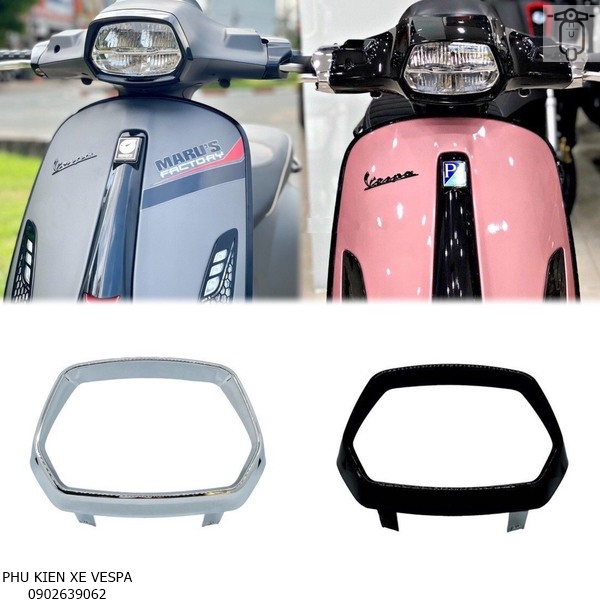Viền Đèn Pha Cho Vespa Sprint Mẫu Led 2 Tầng