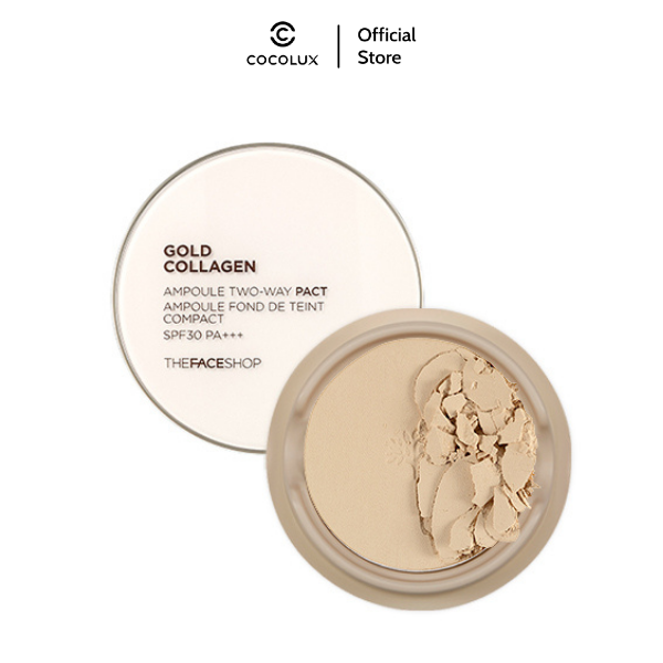 Phấn phủ Gold Collagen The Face Shop COCOLUX