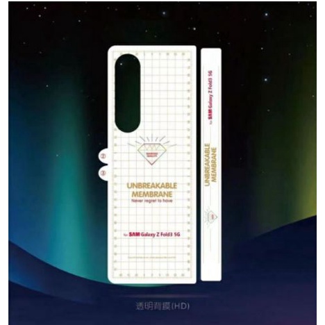 Dán PPF Chống trầy cho Samsung Z Fold 3/ Z Fold 2 (Bộ 3 miếng)