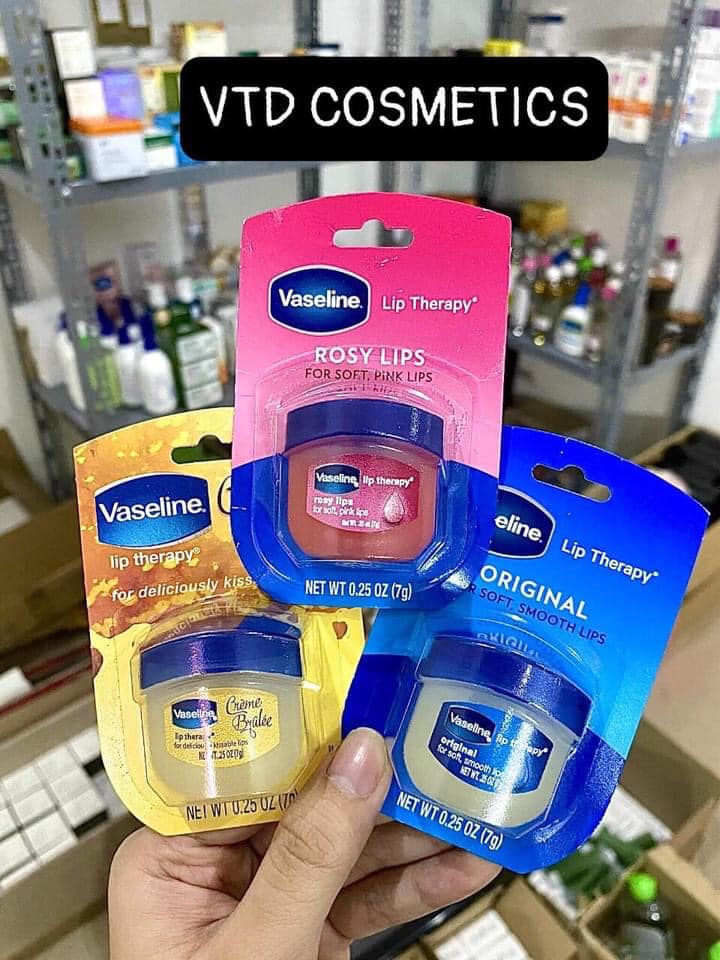 Son dưỡng môi Vaseline Lip Therapy dạng hũ 7g