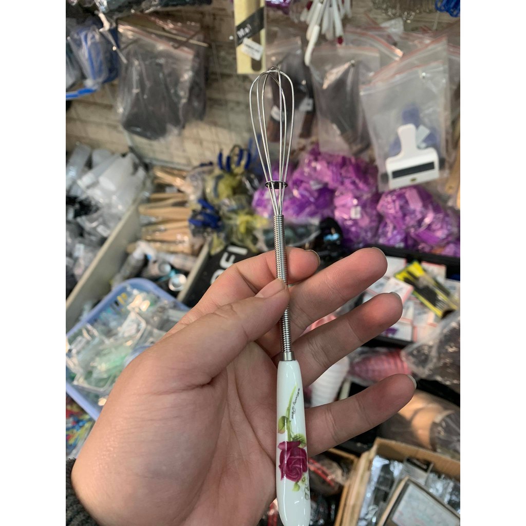Cây đánh kem nhuộm inox có cán