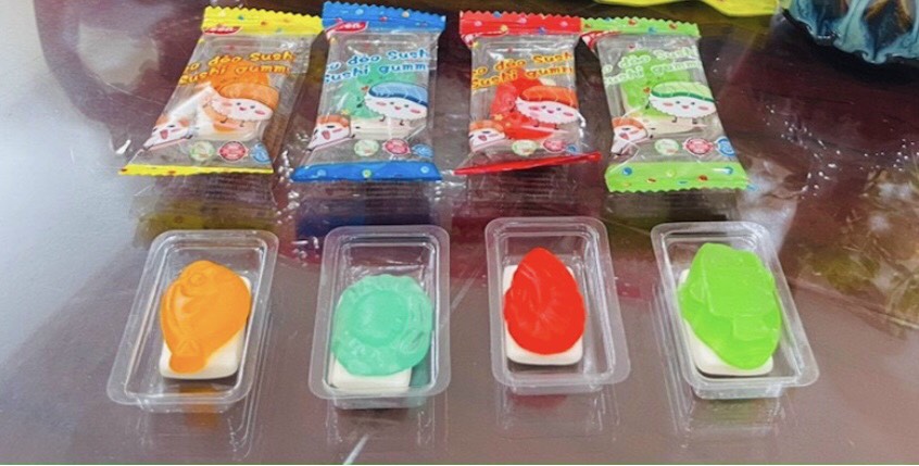 KẸO DẺO SUSHI (SUSHI GUMMY) RISEN 360g