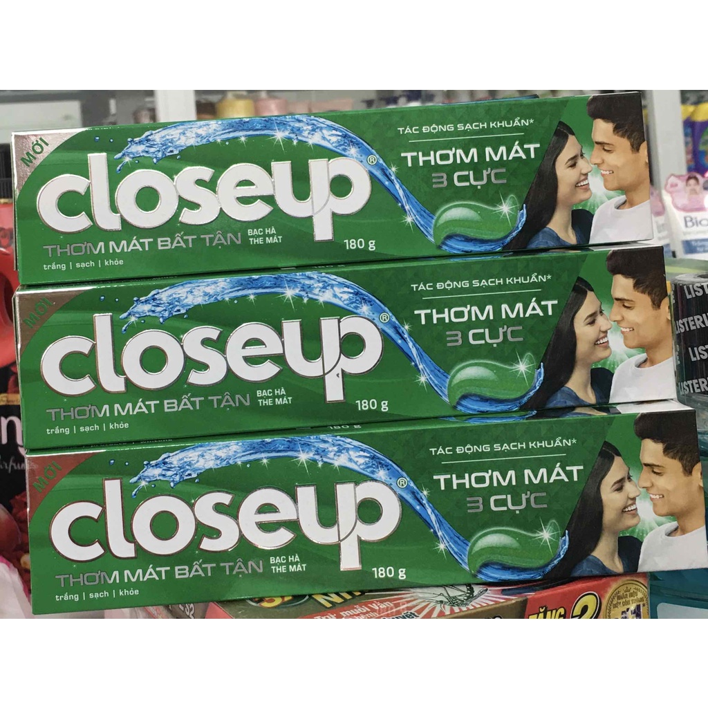 Kem đánh răng Close up Bạc hà 180g
