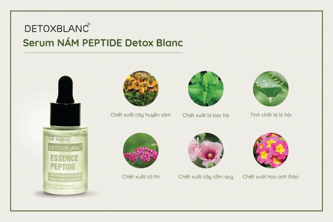 [HCM]Serum tri nám Detox BlanC Công nghệ Essence Peptide 30ml