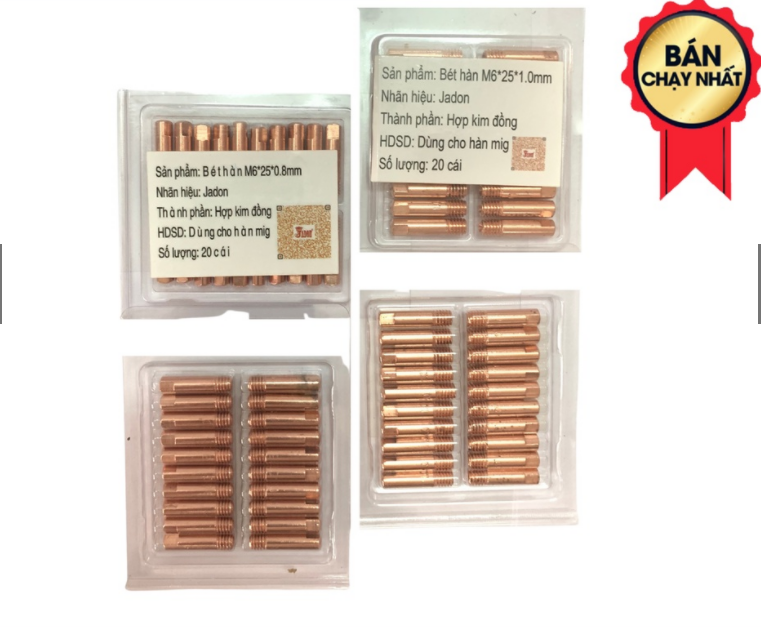 20 béc hàn cho máy HÀN MIG MINI dùng sung hàn AK15