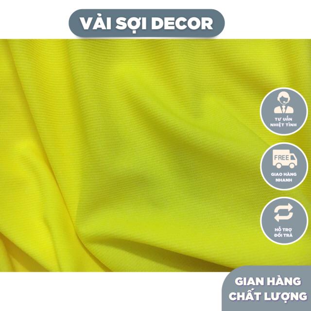Vải màu vàng ( khổ vải 1,6m )