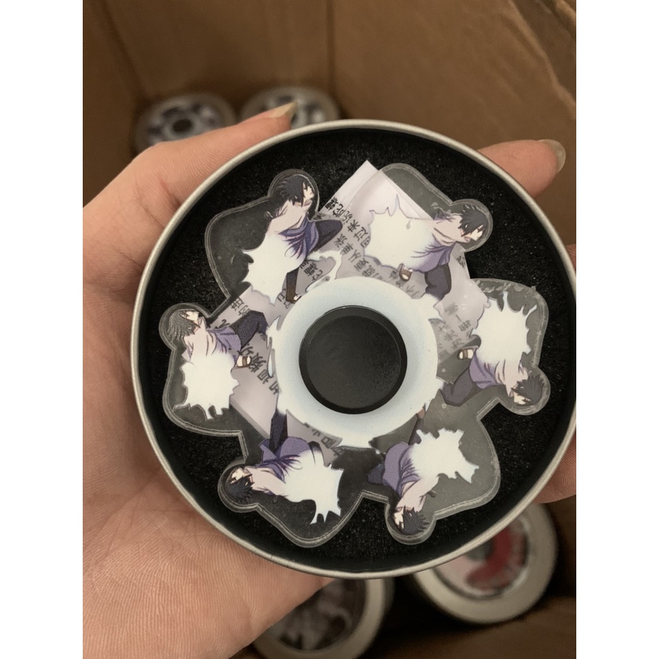 Con Quay Hand Fidget Spinner Kim Loại màu vàng loại đẹp- Con quay spinner