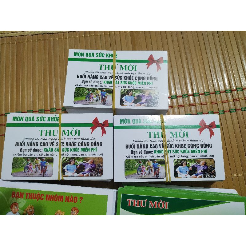 THƯ MỜI HỘI VIÊN  KÍCH THƯỚC NHỎ 9X5,5cm