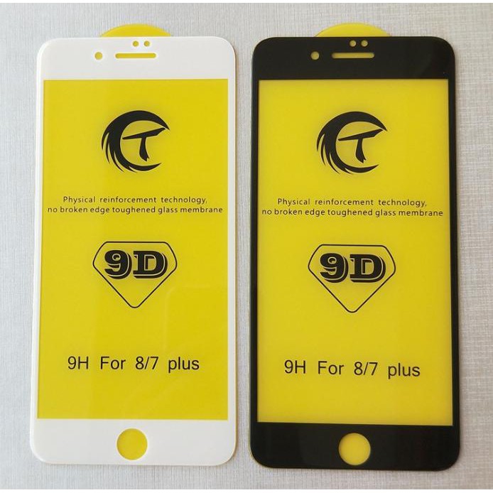 [HCM]Kính cường lực iphone 9D full màn cho Iphone 6/6s/6plus/7/7s/7plus/8/8plus/X/XsMax