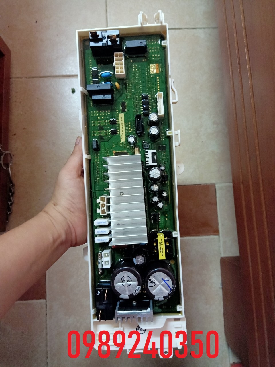 Bo mạch nguồn máy giặt samsung ww80j4233 chính hãng