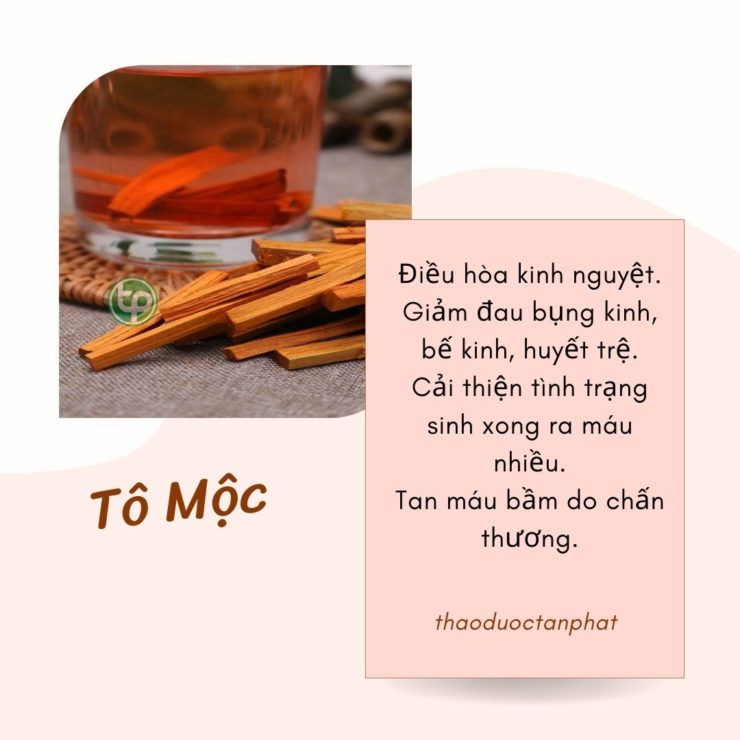 Tô mộc sấy khô túi lớn loại 1kg - Thảo Dược Tấn Phát - Trà ngon giúp thanh nhiệt và giải độc