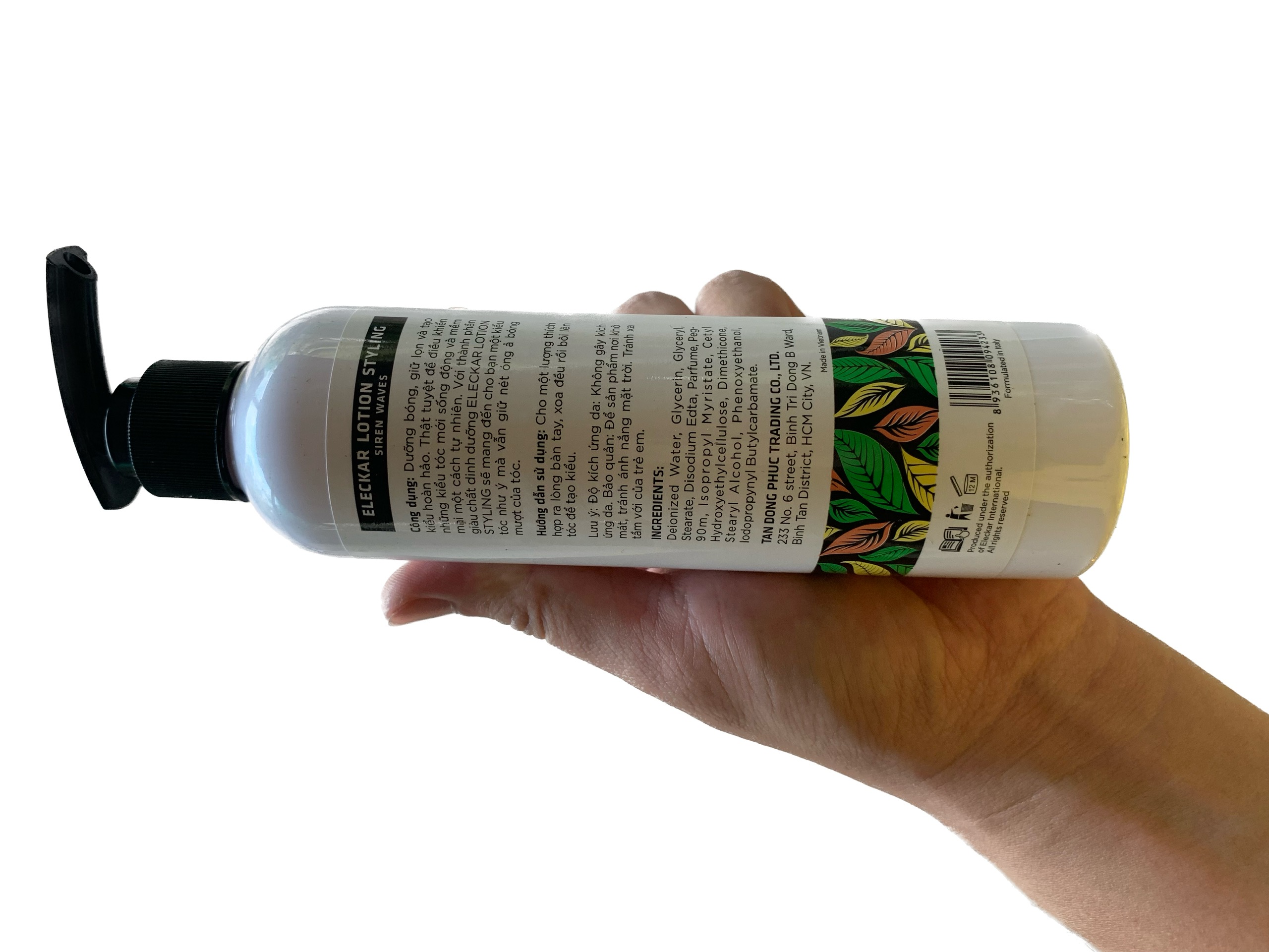 Lotion tạo lọn giữ nếp tóc uốn Eleckar 250ml