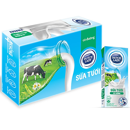 Sữa Tươi CGHL 20+ Hộp 180ml ( Thùng 48 Hộp )