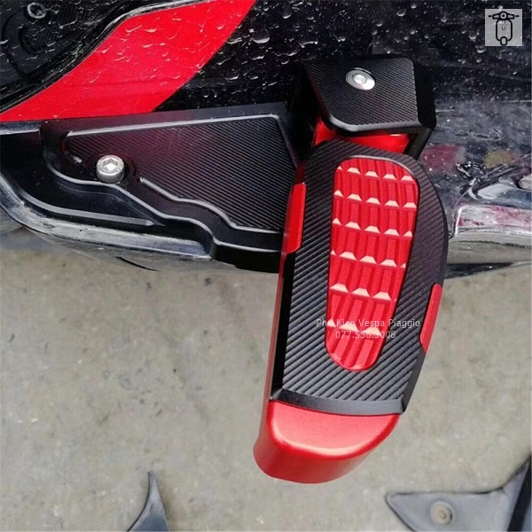 Gác Chân Vespa CNC Nhôm Cao Cấp