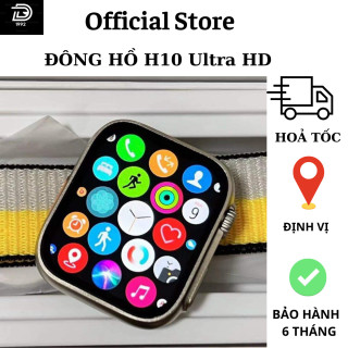 Đồng Hồ Thông Minh H10 Ultra HD NFC Đồng Hồ Thông Minh Smart watch Nam Nữ thumbnail