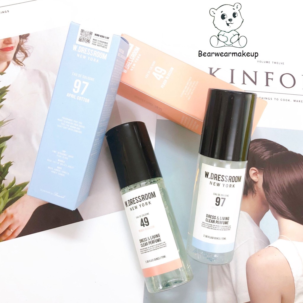NƯỚC HOA XỊT THƠM QUẦN ÁO W.DRESSROOM