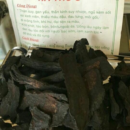 1kg hà thủ ô đỏ chế đỗ đen