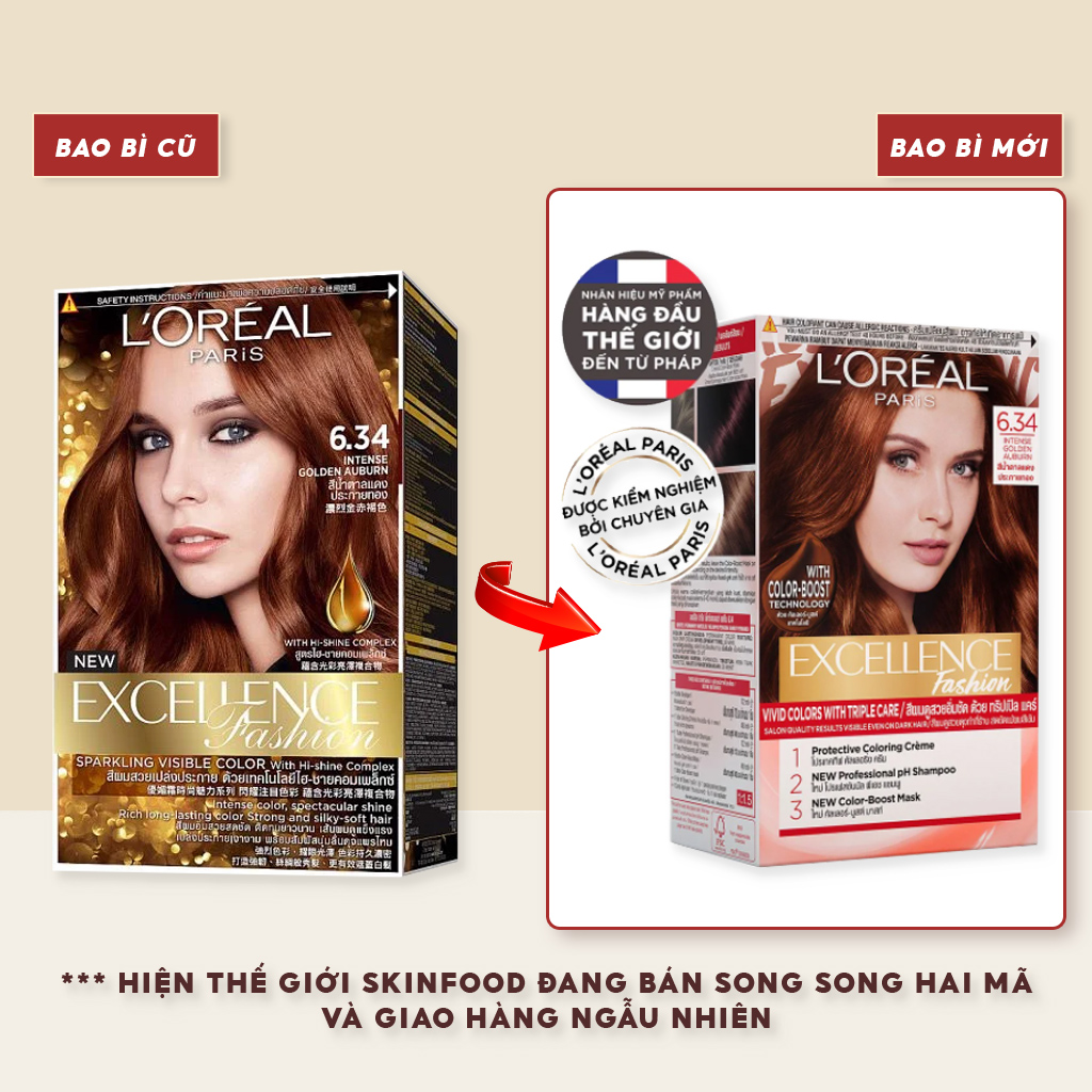 Kem Nhuộm Tóc L'Oreal Excellence Fashion