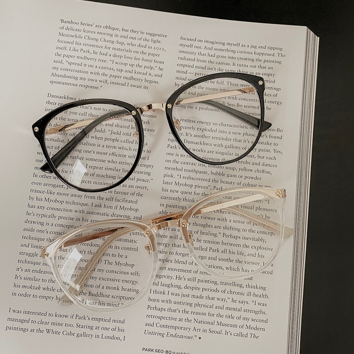 Mắt kính Floralpunk Noir Glasses